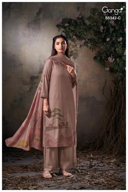 Ganga jorein 5342 wholesale dress material in amritsar